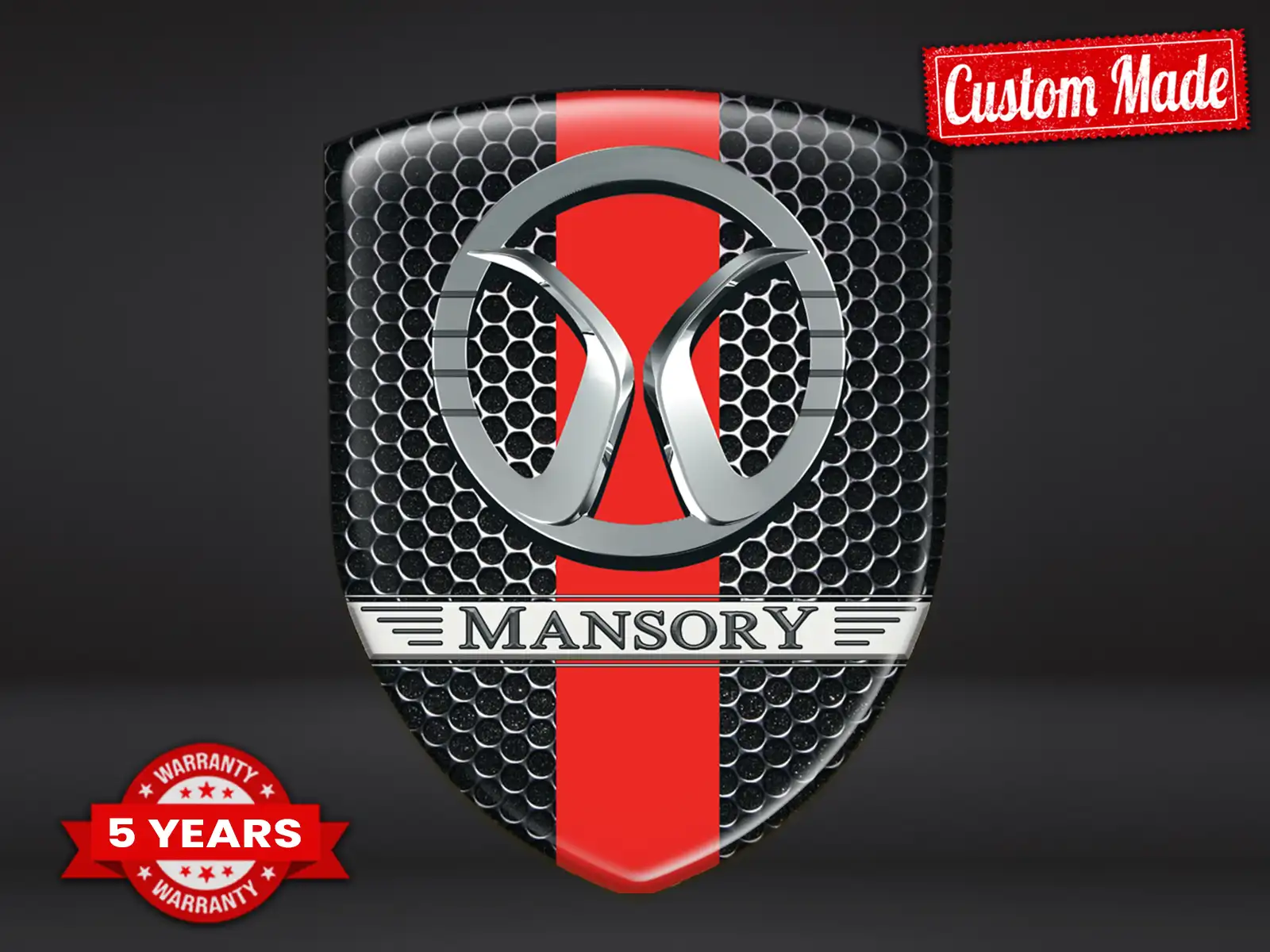Mansory Doming Sticker Hochwertig Pro Anpassbar